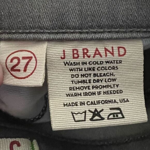 J Brand Gotham Super Skinny Gray Jeans - Picture 8 of 14